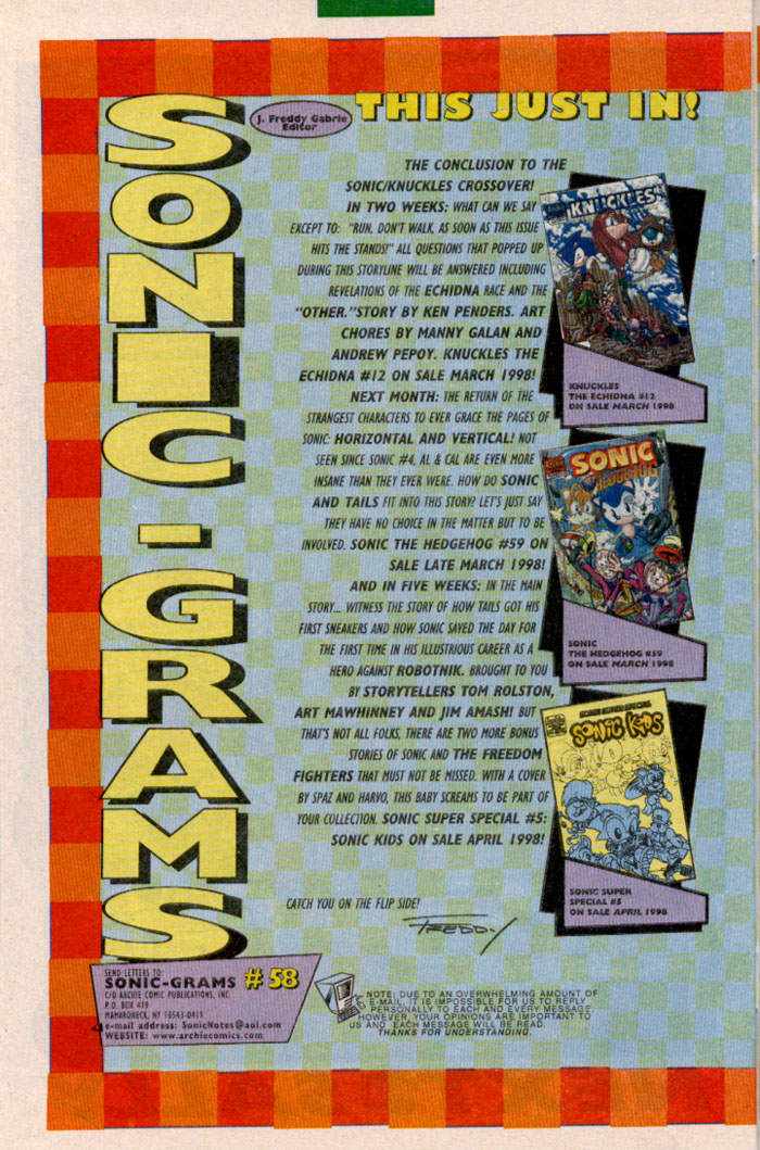 Sonic - Archie Adventure Series May 1998 Page 27